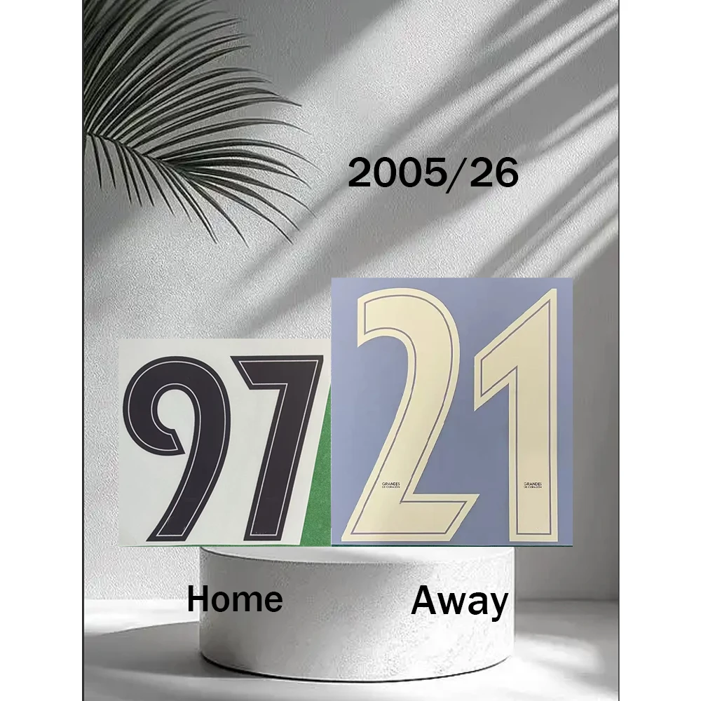 Juego de nombres y números Club América México 25/26 8FIDALGO (Local y Visitante) 27R.AGUIRRE, termoadhesivos para camisetas de fútbol CA NAMESET 2026