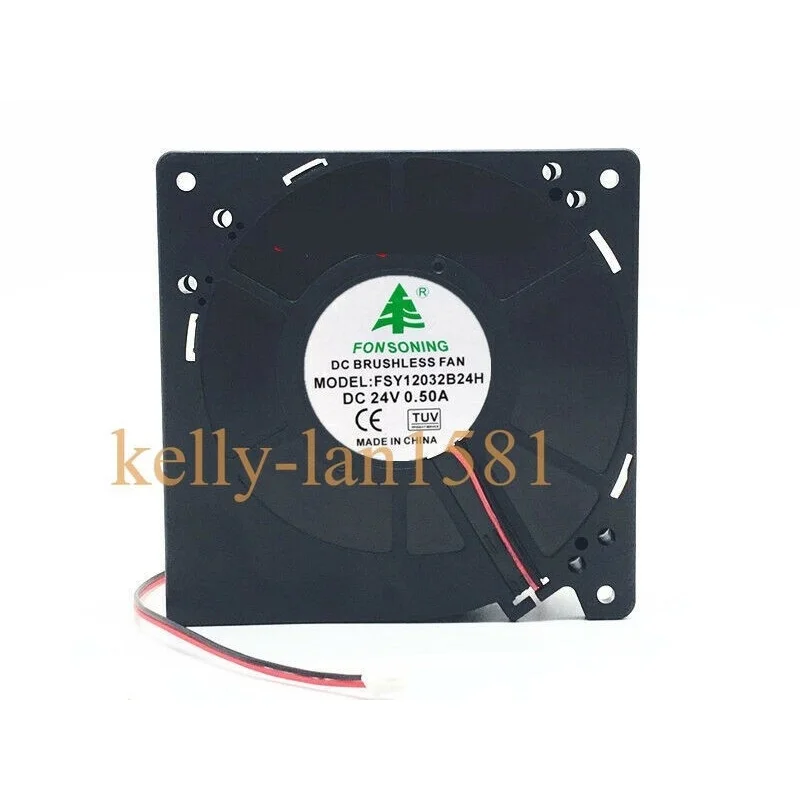 

Z 1Pcs FONSONING FSY12032B24H 12032 12CM 24V 0.50A Turbo Blower Cooling Fan 2-wire