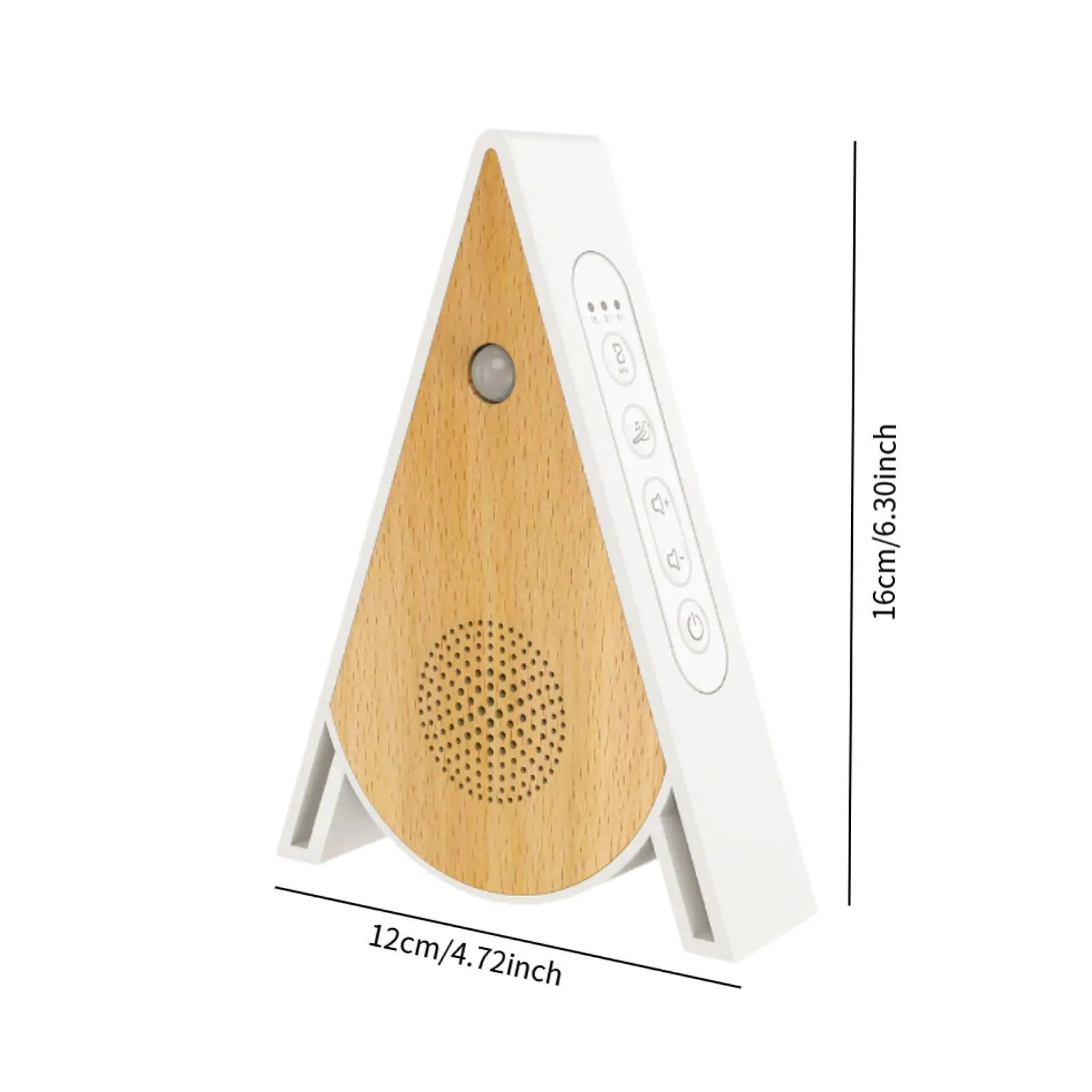 Wooden Bird Chirping Sound Box Motion Sensor Calm Singing Bird Nature Timer for Interior Decoration