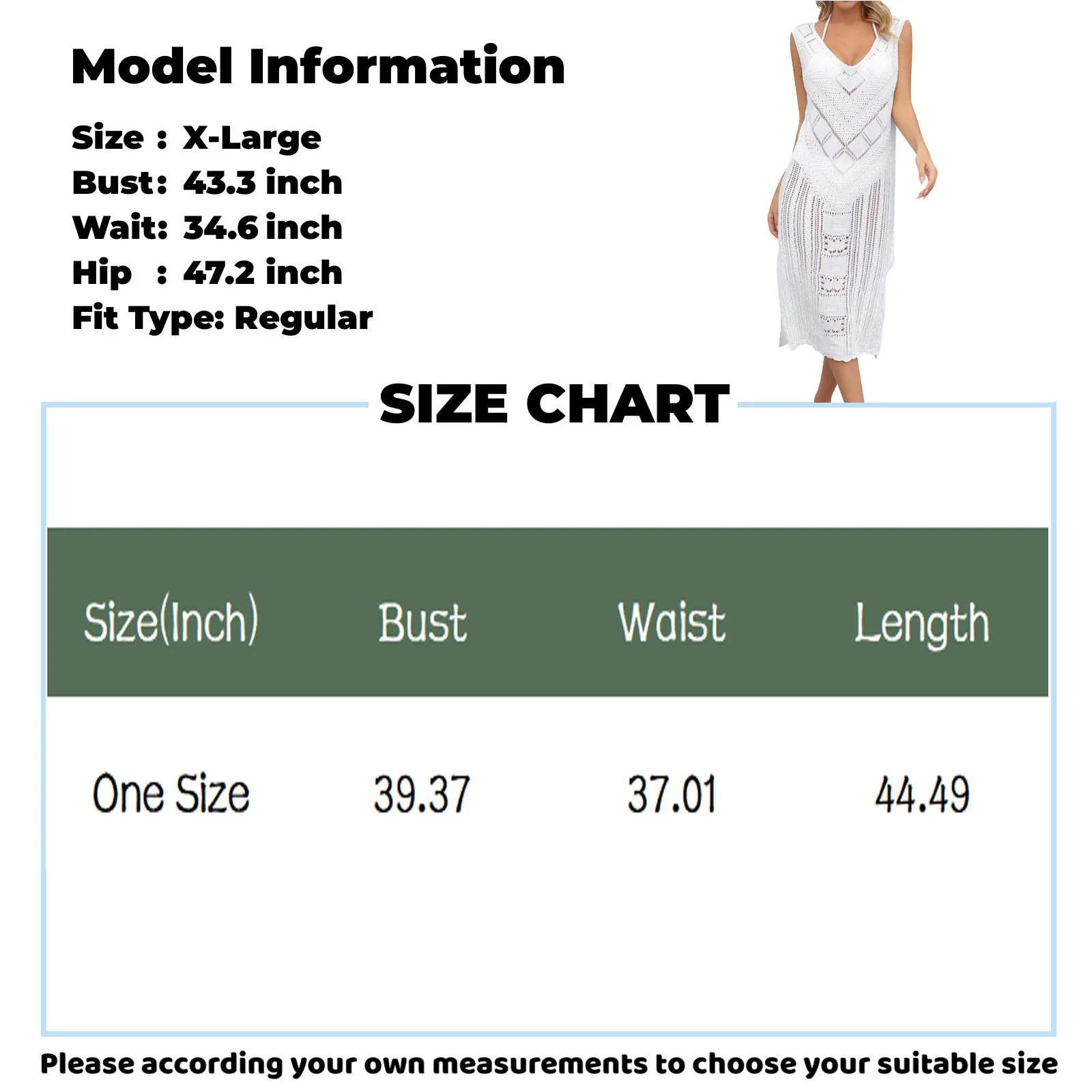 2024 Women Swimsuits Cover Ups Crochet Bathing Suit Hollow Out Bikini Coverup Beach Swimwear Sleeveless Side Split Beach Dresses