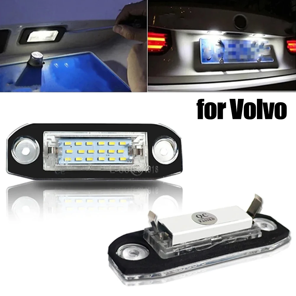 

Auto Canbus LED License Plate Light for Volvo S80 XC90 S40 V60 XC60 S60 C70 V50 XC70 V70 White Number Plate Lights Lamp LED 12V