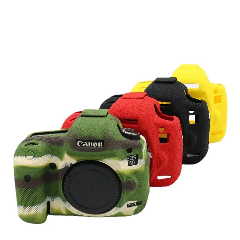 Etui silikonowe torba na aparat DSLR etui do aparatรณw Canon EOS R 6D 7D 80D 800D 750D 4000D 5DSR 5D Mark III IV 5D3 5D4 200D SL2 T100 T7i