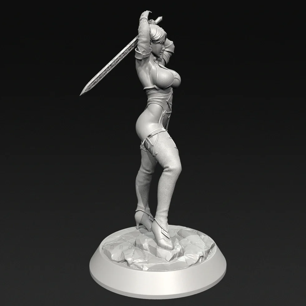 The height of man 38mm 50mm 75mm Resin model figure beauty colorless and self-assembled TD-7517 /3D