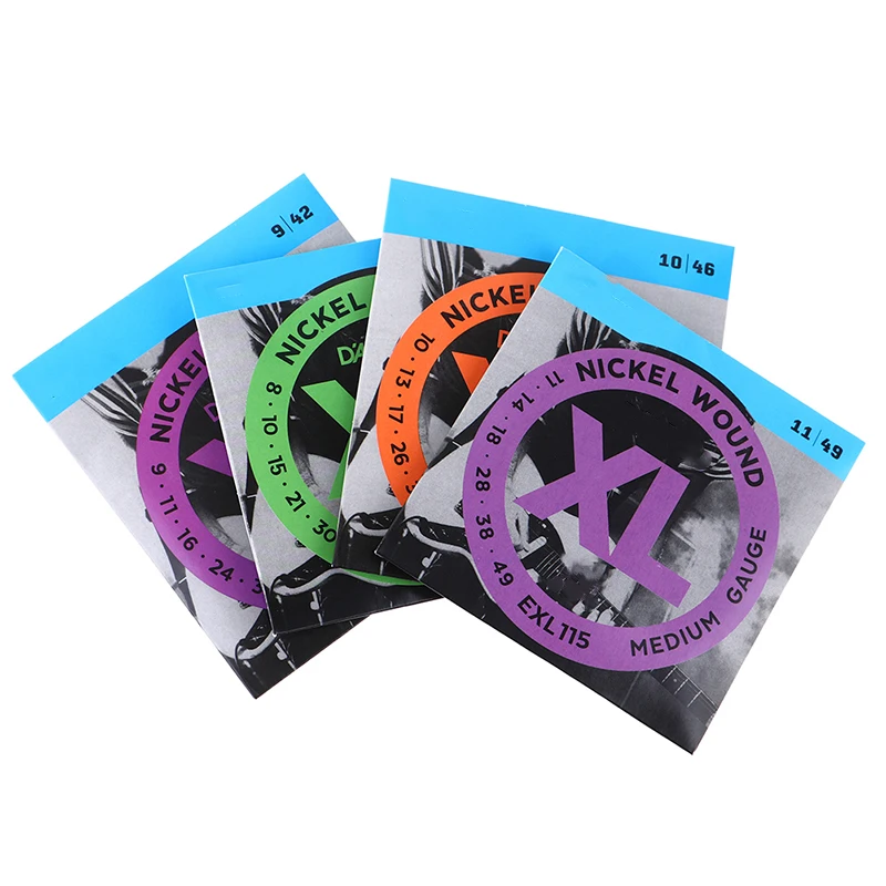 أوتار جيتار كهربائي من النيكل 10-46 ملمس متسق وموثوق ومتانة 6 أوتار ملحقات الموسيقى ﻿