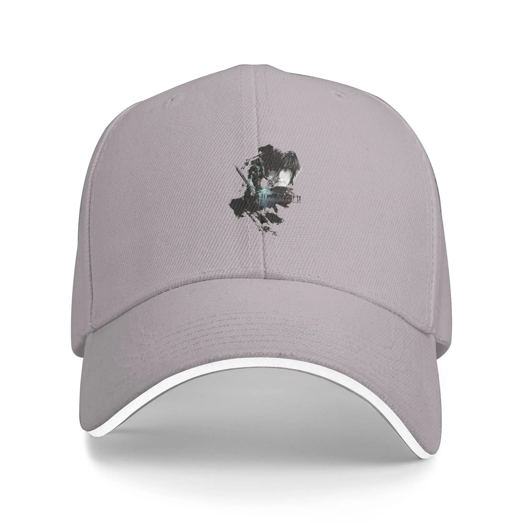 Hot Sale Final Fantasy 15 Noctis Baseball Cap  Oversized Black Cap  Road Trip Black Cap