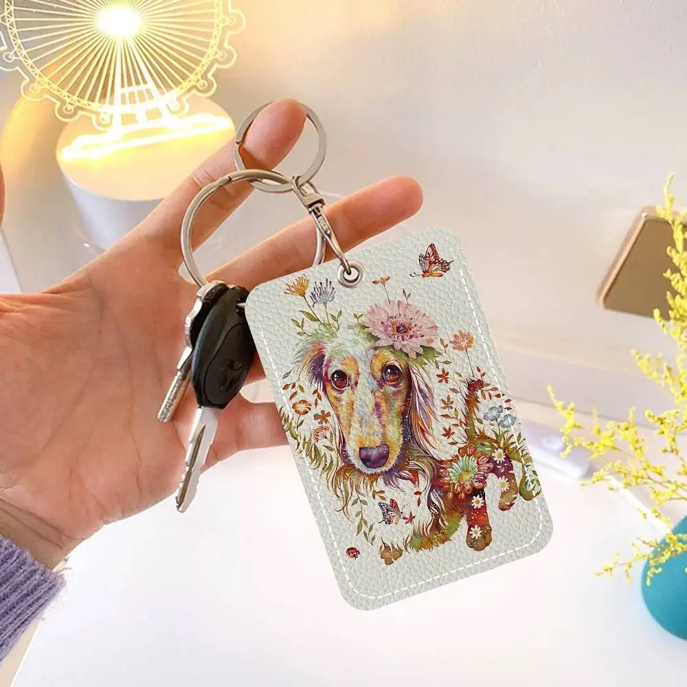 الفن الشهير H-hiroki T-takeda بولي Leather جلد ناعم مستطيلة حامل بطاقة المفاتيح التعريفي مصعد غطاء للحماية الشباب Faion Accory #5