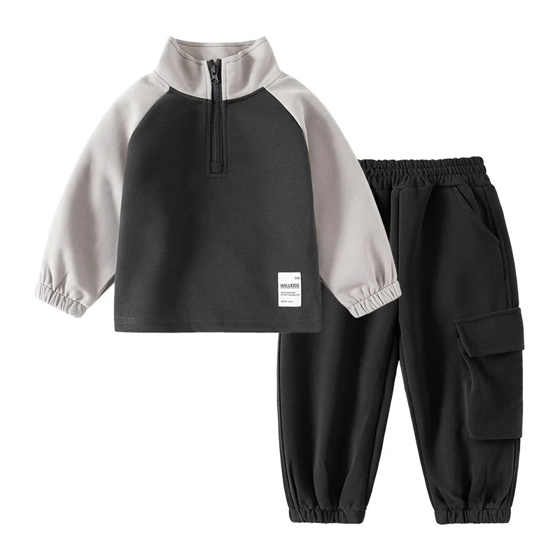 Active Boys Clothes Sets Jacket + Pants Toddler Kids Coat and Trousers Children's 2 Pieces Outfits