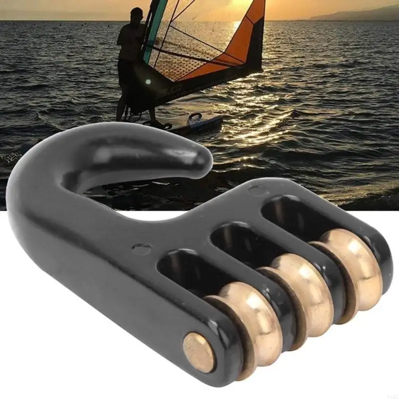 31KC อลูมิเนียมอัลลอยด์ Windsurf Pulley Hook Universals Windsurf Rigging Pulley Hook