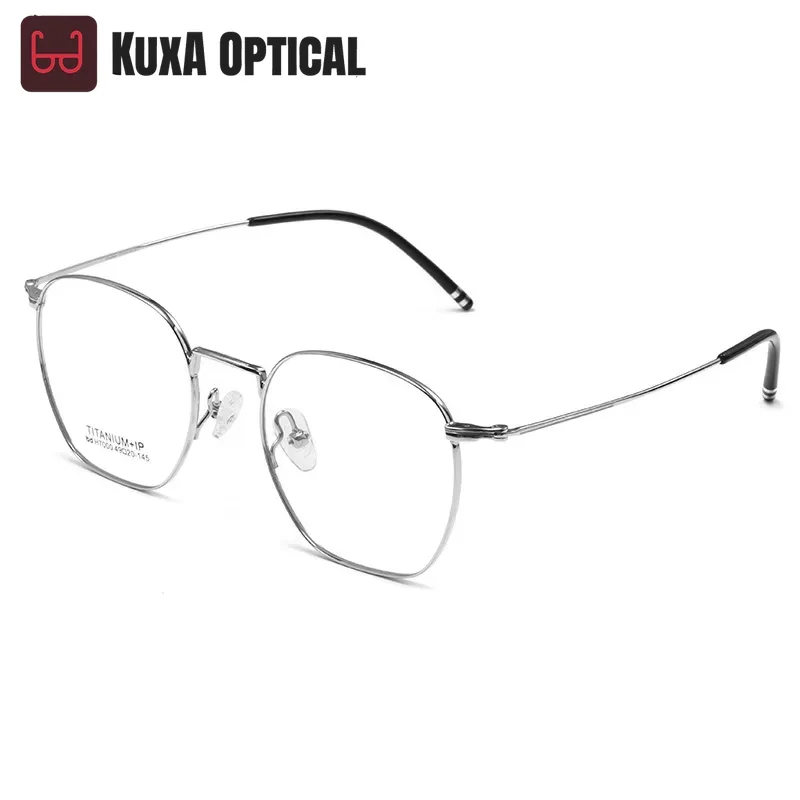 

2025 Men Retro Eyewear Myopia Titanium Glasses Square Eyeglasses Korean Design Frame Woman Optical Prescription Brand Spectacle
