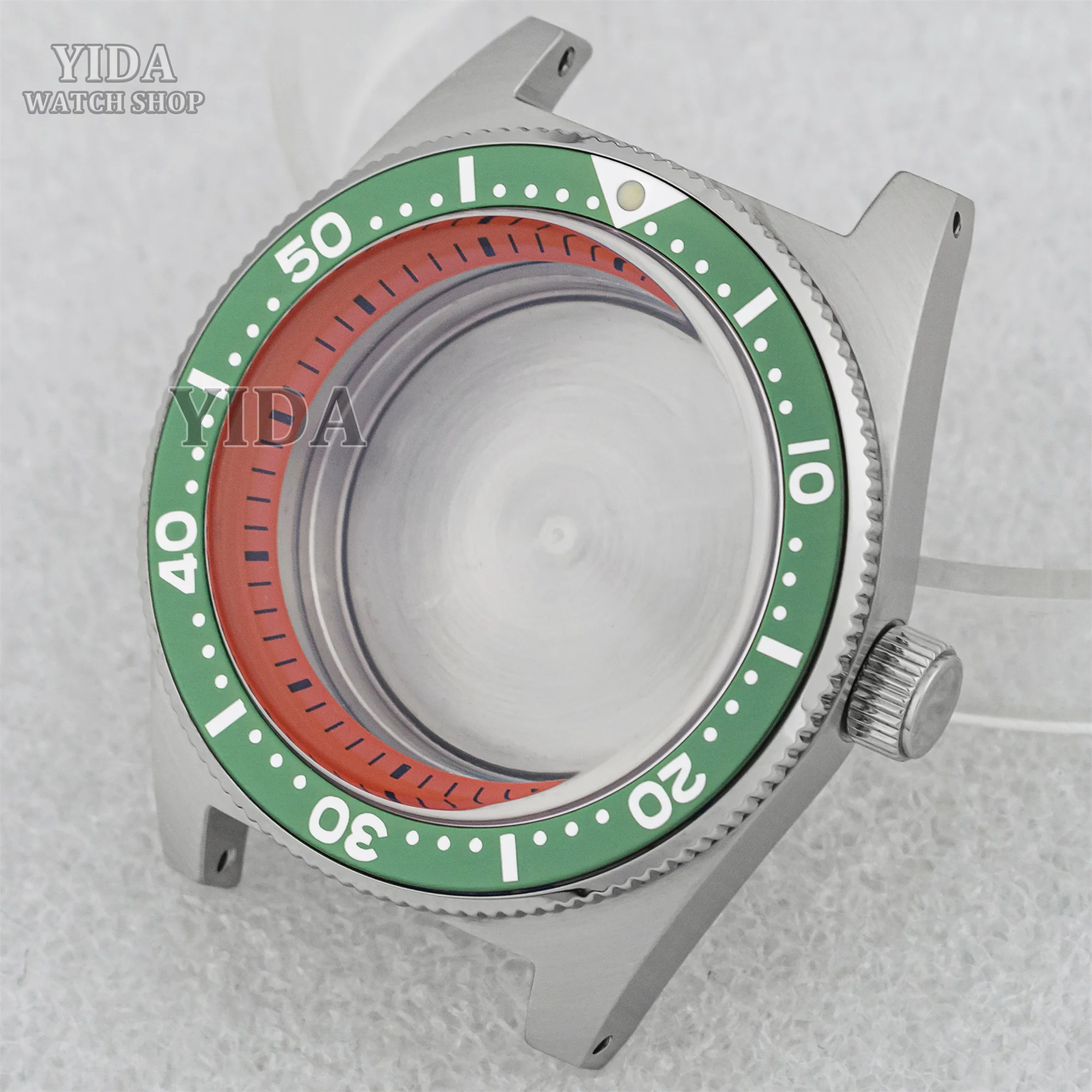 NH35A MOD Caixa de Relógio 62MAS Mergulho 40mm Caixa de Relógio Cristal de Safira Aço Inoxidável 30ATM À Prova D 'Água Para Movimento NH34 NH36