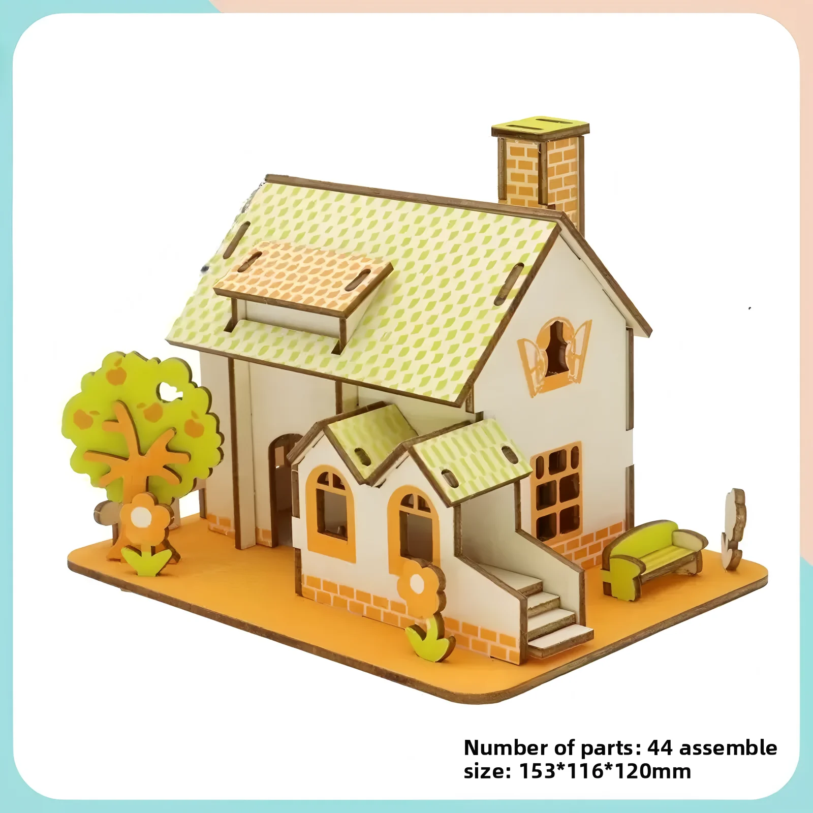 Jouets d'assemblage de maison scientifique et éducative pour enfants, modèles d'assemblage fabriqués à la main, modèles décoratifs, cadeaux de bricolage pour enfants