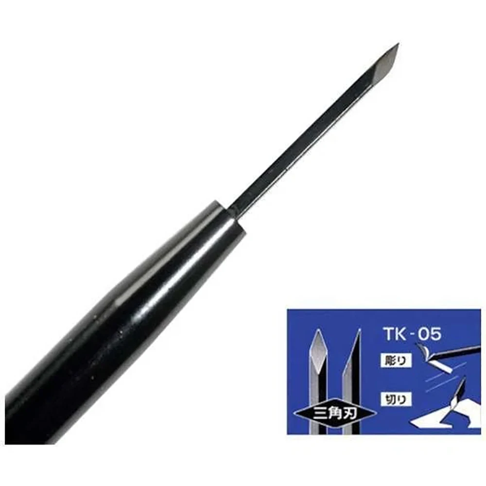 EIGER TOOL TK-05 1.5mm Triangular Micro Wax Carving Knife Sharp Tip Detailed Modeling Craft Knife Jewelry Wax Precision Carving