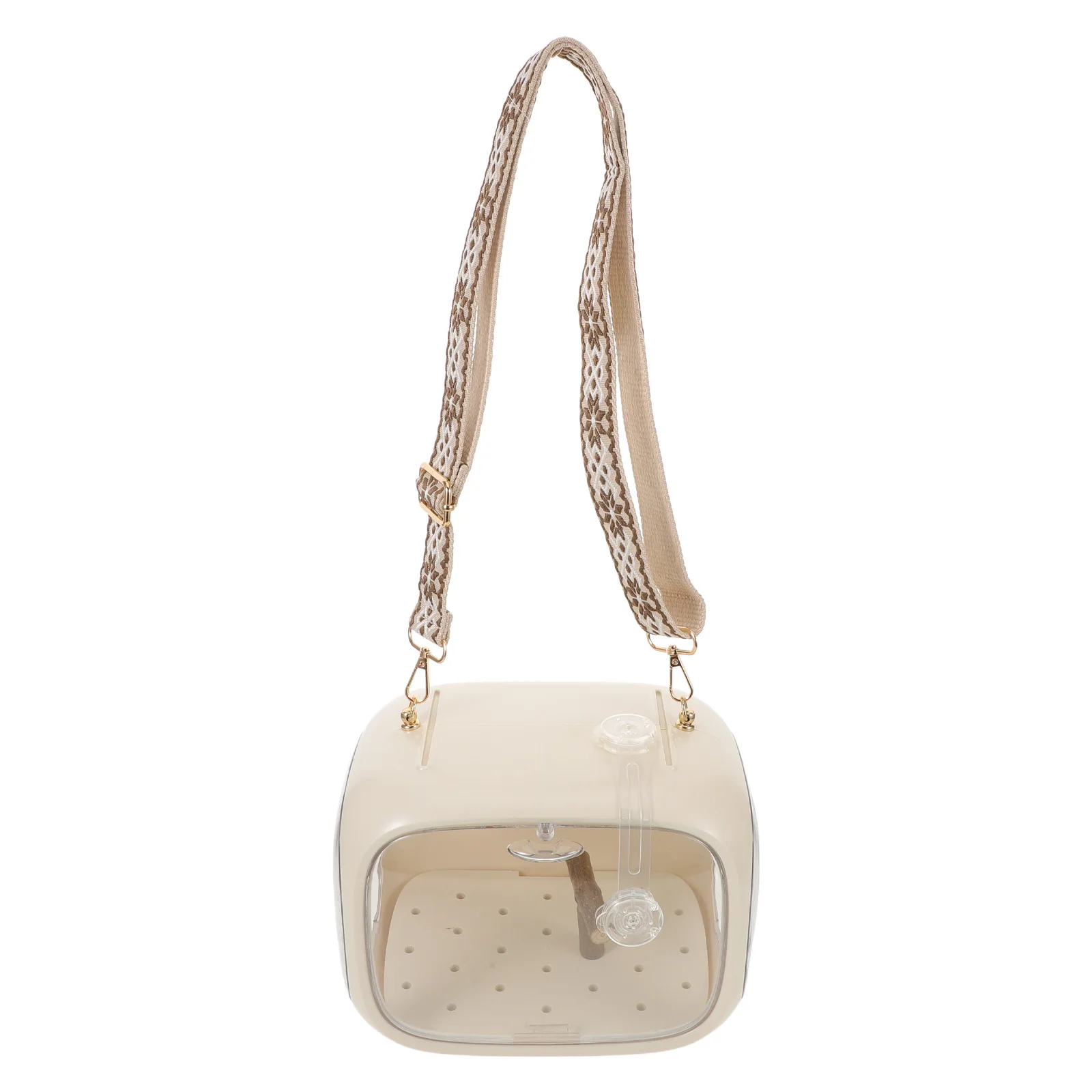 

Portable Bird Carrier Breathable Parrot Takeaway Cage Detachable Small Bird Travel Cage Outdoor Parakeet Transport Bag with