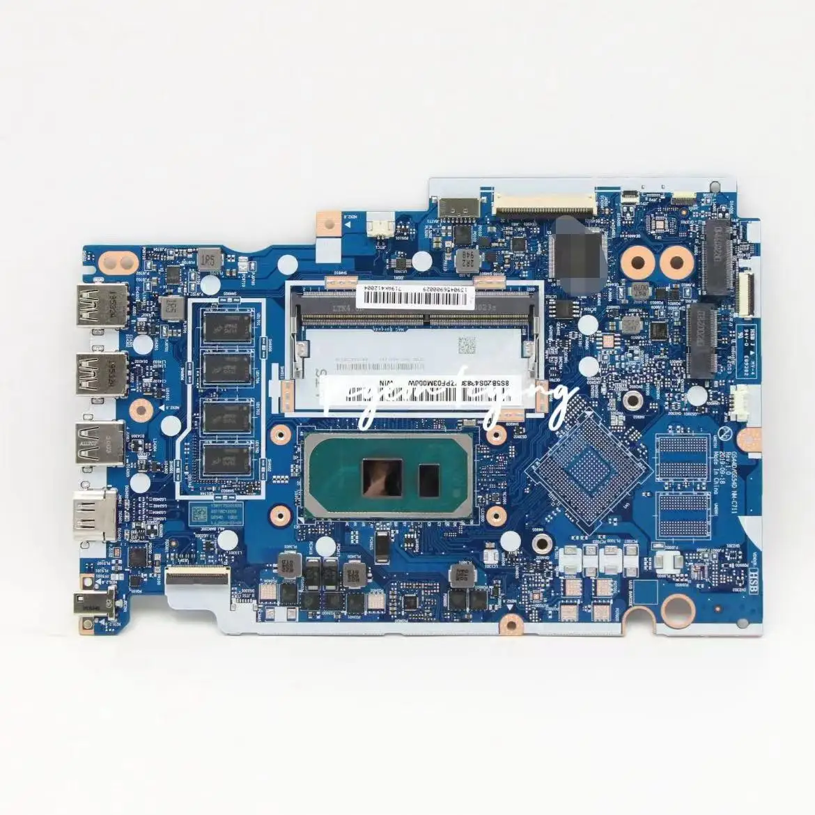 S145-15IIL Mainboard for Lenovo Ideapad V15-IIL Laptop Motherboard With I3 I5 I7 10Th RAM:4GB NM-C711 FRU:5B20S43830 5B20S43828