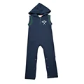Navy boy romper