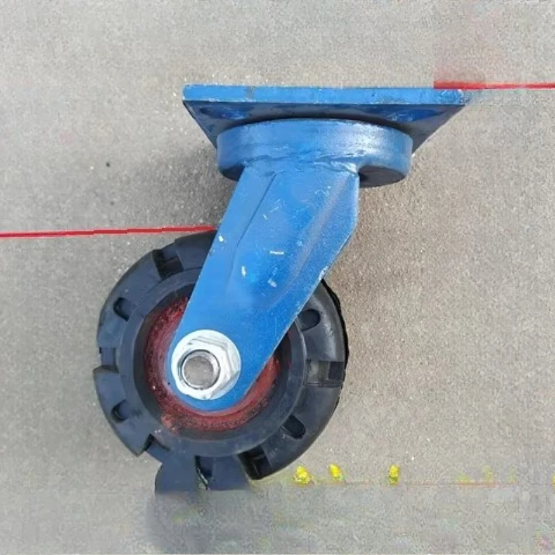 

Universal wheel Super heavy duty 12 inch heavy duty trolley Caster load bearing rubber wheel reel 10 trolley wheel load 1 ton