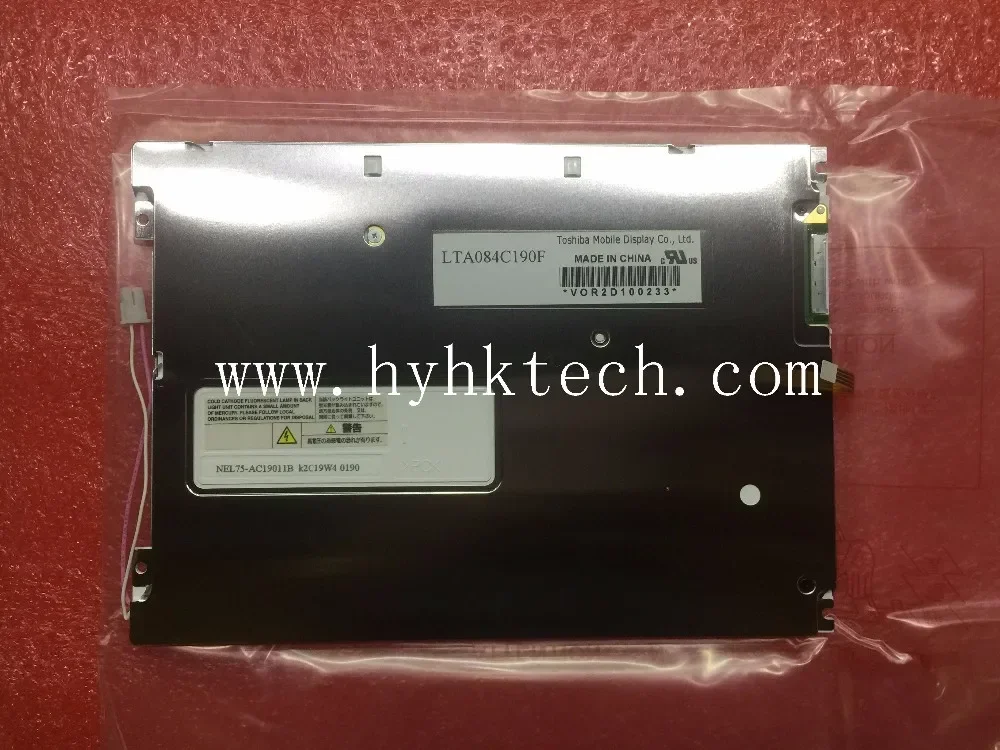 

LTA084C190F 800*600 8.4 INCH Industrial LCD,A+ Grade in stock, tested before shipment