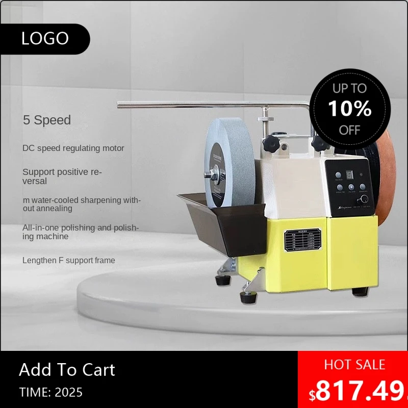 

080808Useful 200W Electric Knife Sharpener with Adjustable Speed Water-Cooled System for Ax And Meat Knife Sharpenin