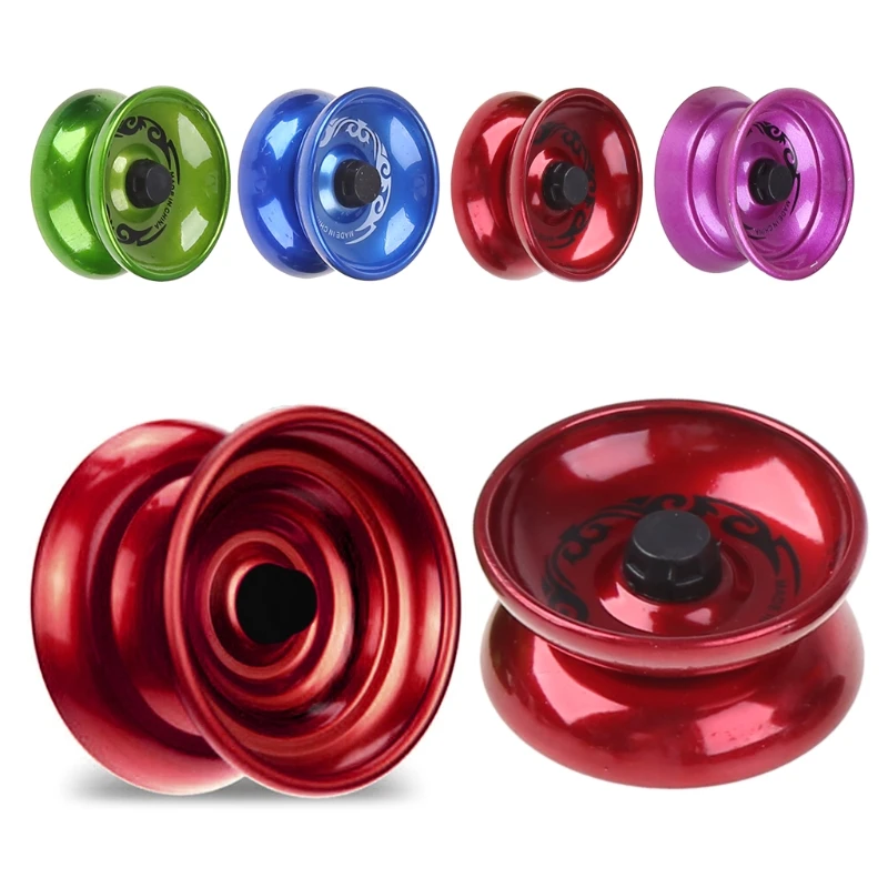 Classic Random Color Magic Alloy Magic Yoyo Professional High Performance Speed Cool Yoyo Leisurely Walk Ball Children Games