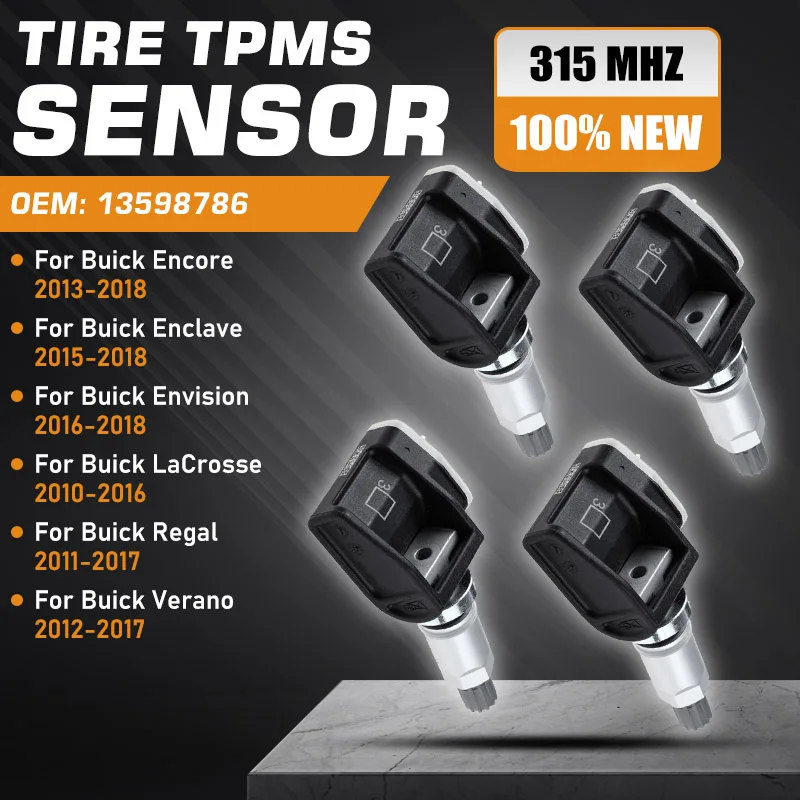 

For Buick Encore 2013-2018 TPMS Sensor Buick Enclave Buick Envision 2015-2018 Buick LaCrosse 2010-2016 Car Tire Pressure Monitor