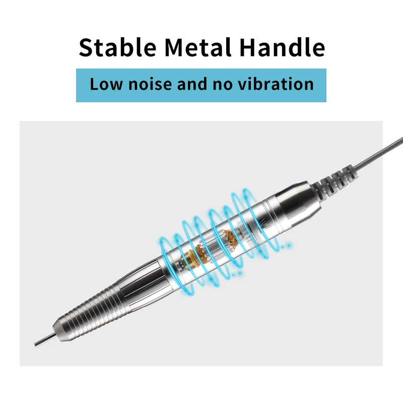 35000 RPM Draagbare Nagelboor Manicure Machine Nagelpolijstmachine voor Gel Elektrische Boor Nagels Oplaadbare Nagel Polijsten Thuis Salon