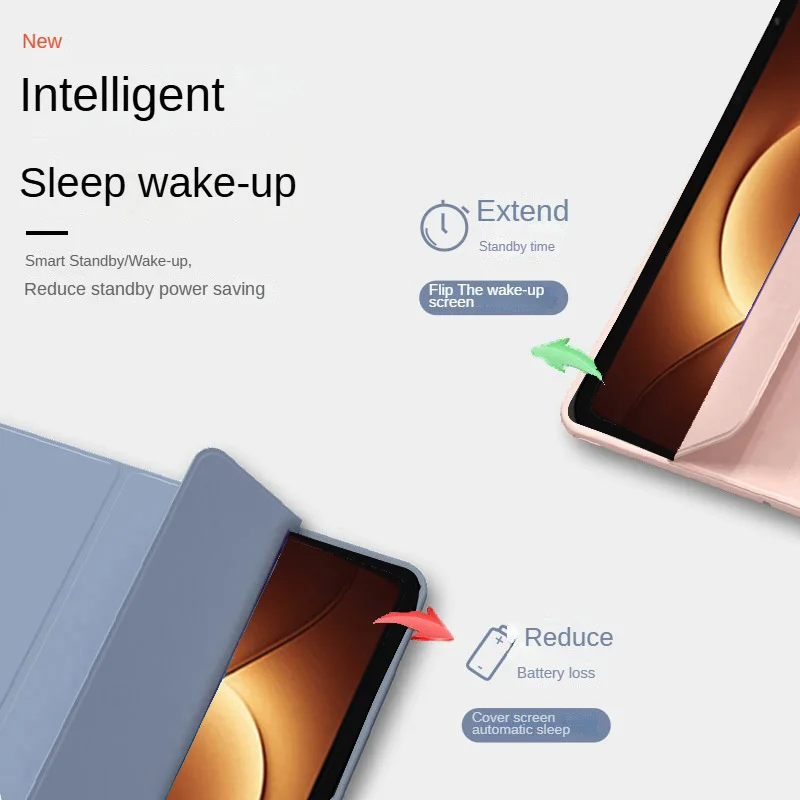 For Xiaomi Pad 9 Pro 2026 Case 12.5 inch Magnetic Trifold Stand PU Leaher Silicone Soft Back Tablet Smart Cover Funda Coque