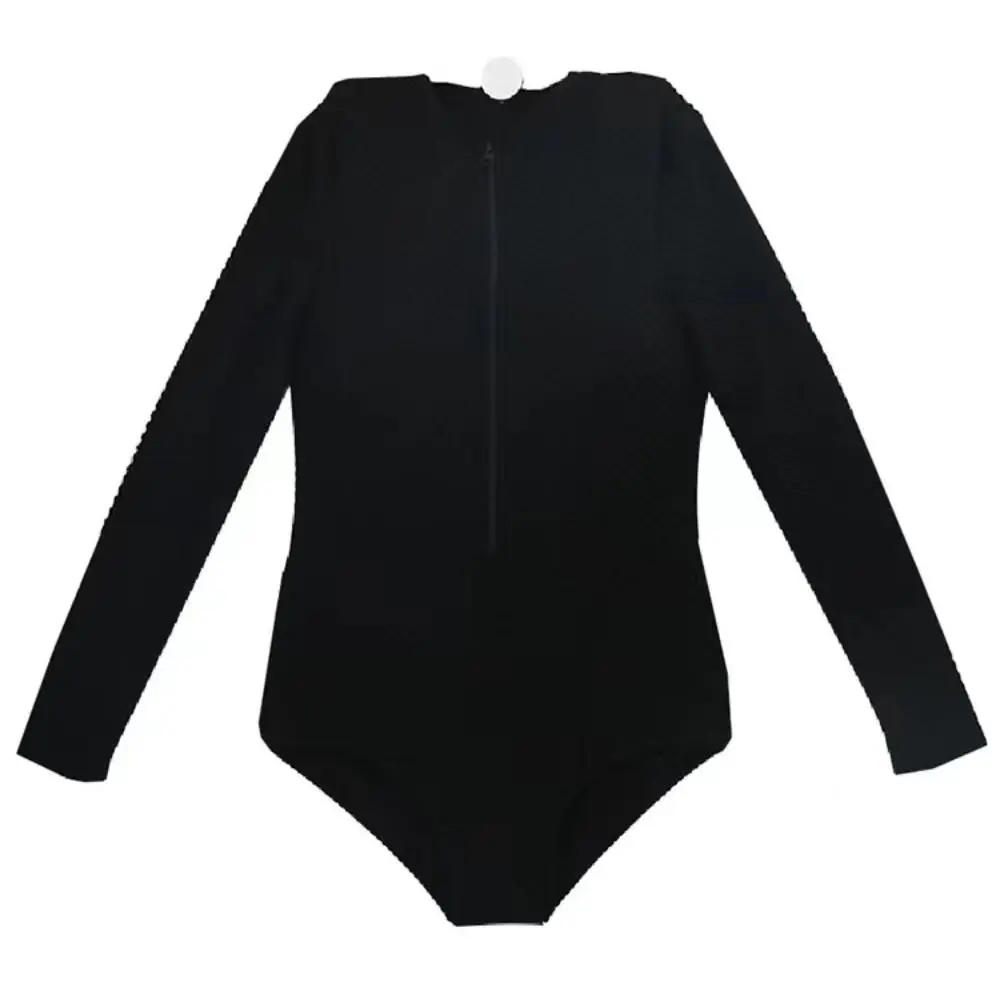 

Tummy-Control Design Super Fairy One-Piece Swimsuit Slimming Effect Long Sleeve Long Sleeve Swimsuit Sun Protection One-Piece