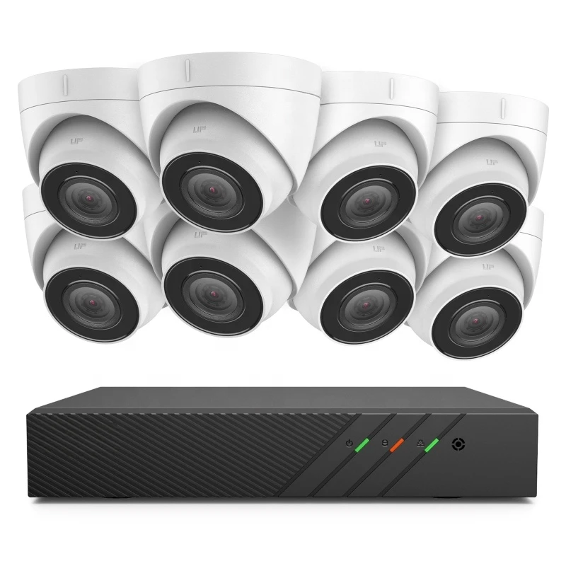 ANNKE 5MP 8CH H.265+ PoE NVR Audio Recording Security  System 8pcs IP Outdoor Waterproof CCTV