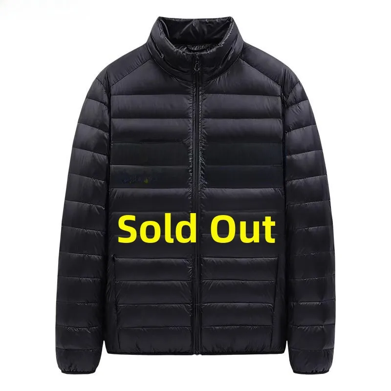 

Осень-зима 2022, новое мужское легкое пуховое хлопковое пальто с воротником-стойкой, теплое пальто с капюшоном, повседневная повседневная одежда