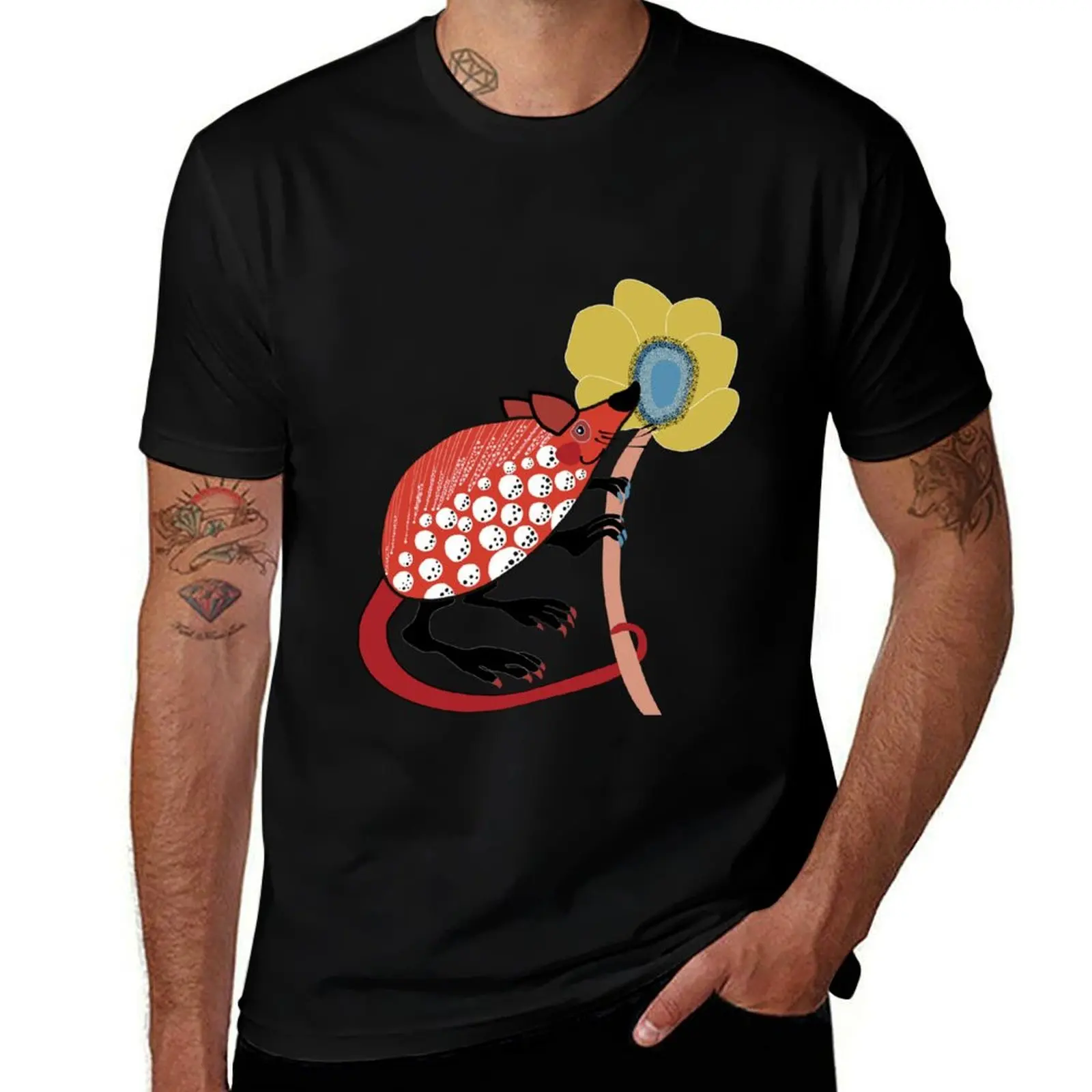 

рубашки с принтом из хлопка, мягкие рубашки с мышкой для красных рубашек, высокая футболка, качественная хлопковая футболка, мужская футболка