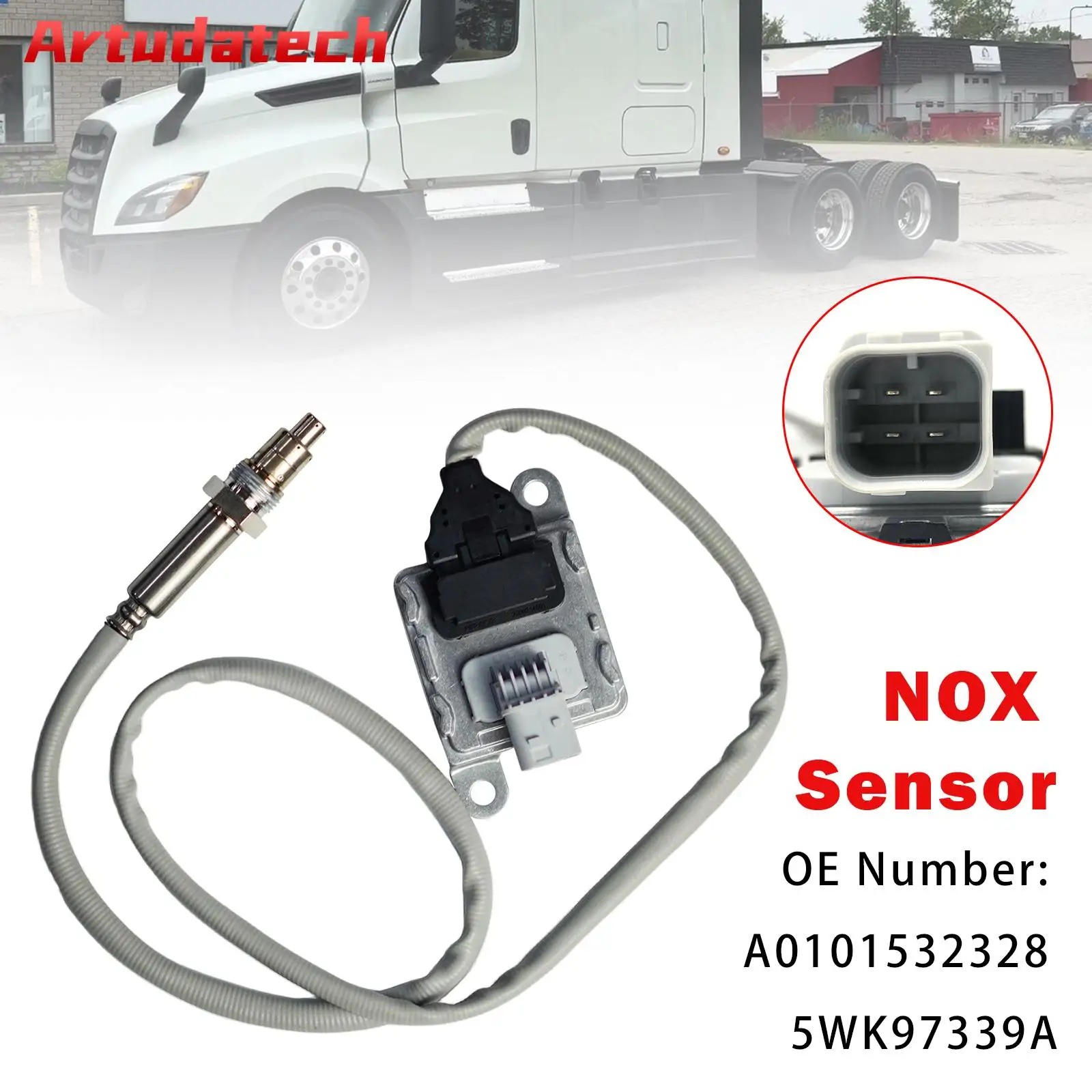 

Artudatech Diesel Outlet Nox Sensor A0101532328 For Mercedes-Benz Detroit DD13 DD15 DD16