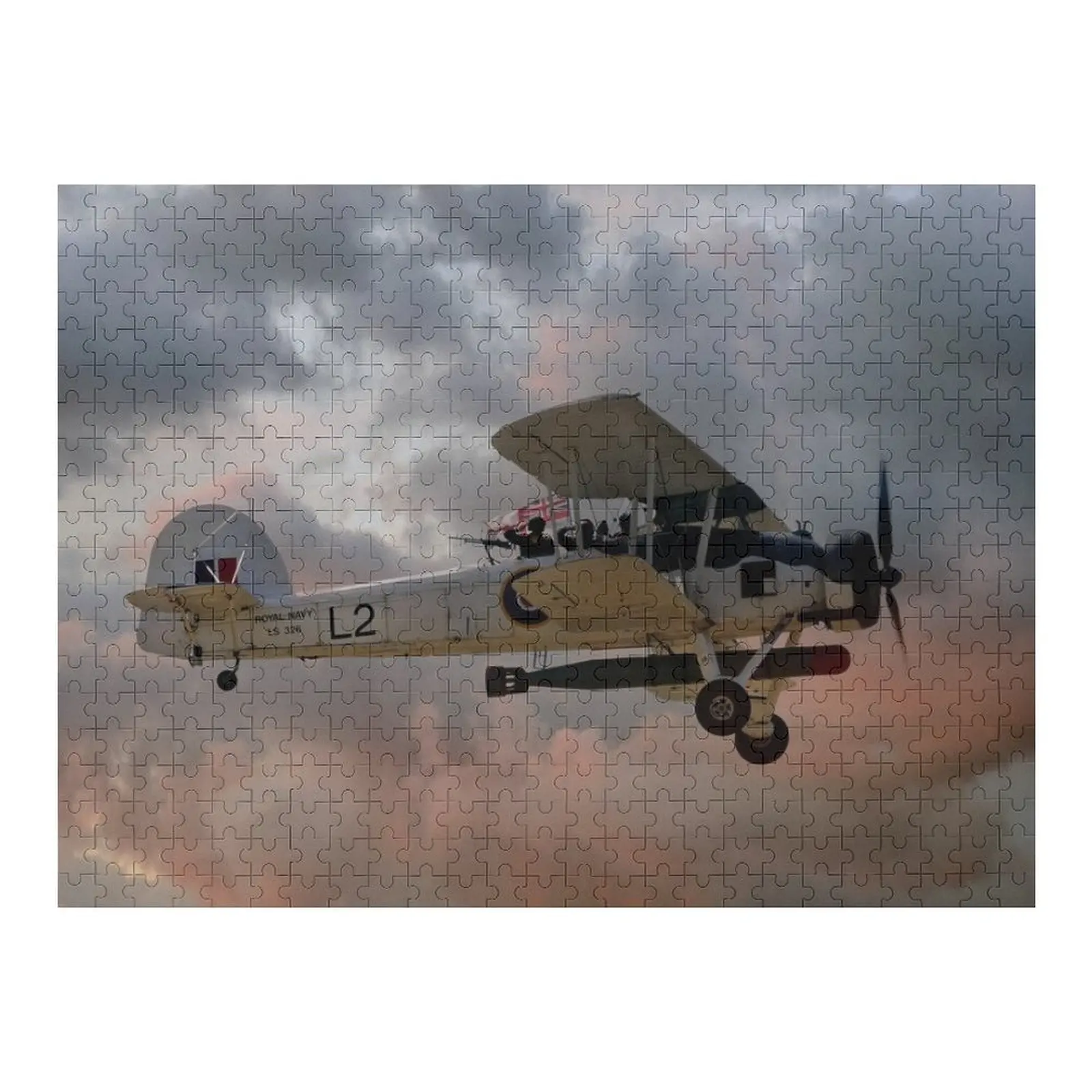 

Stringbag Salute - (Swordfish Torpedo Bomber) Jigsaw Puzzle Customized Photo Works Of Art Picture Puzzle