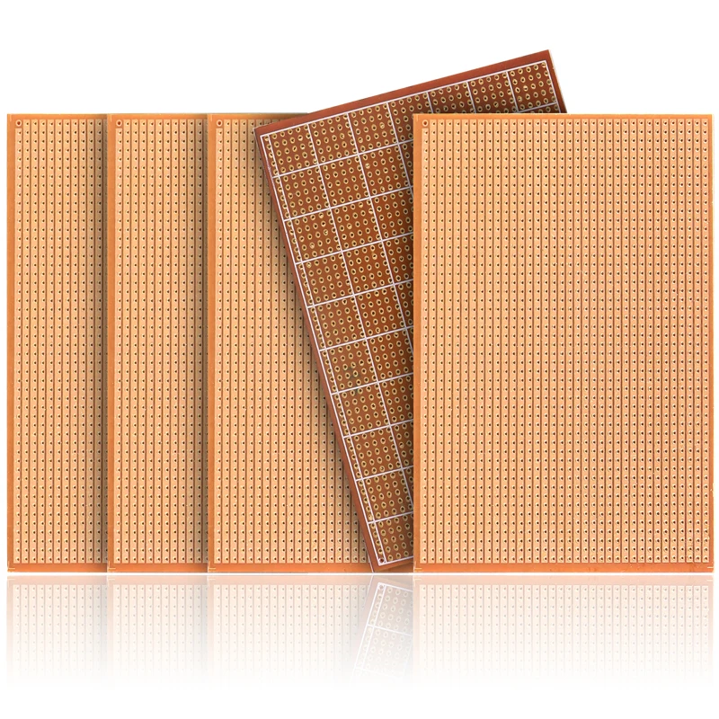 5PCS DIY 9.5x12.8 9.5*12.8CM Prototype Paper PCB Universal Experiment Matrix Circuit Board Single Row Continuous Hole 95x128mm