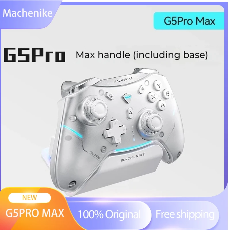 

Machenike G5pro Max Wireless Gamepad Rgb Gaming Controller With Charging Dock Hall Effect Joystick Trigger Pc For Switch Phone