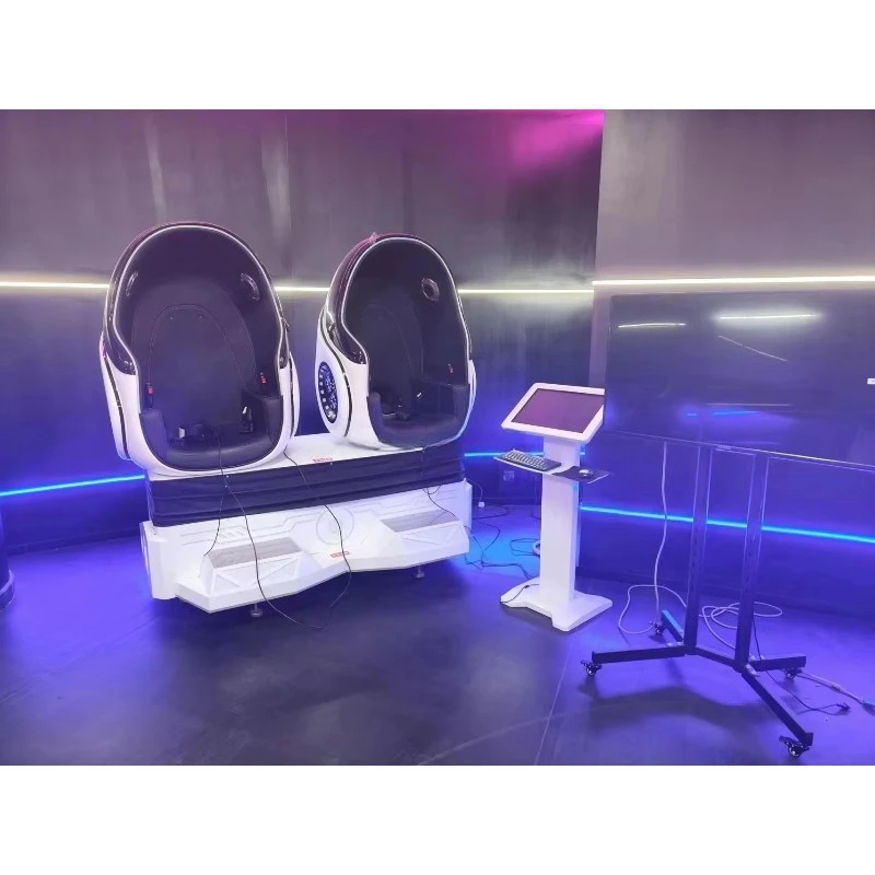 2026 Hot Sale FL Wholesale 9D Virtual Reality Egg Chair for Home & Commercial Use  Metal VR Gallery for Shopping Mall Customized
