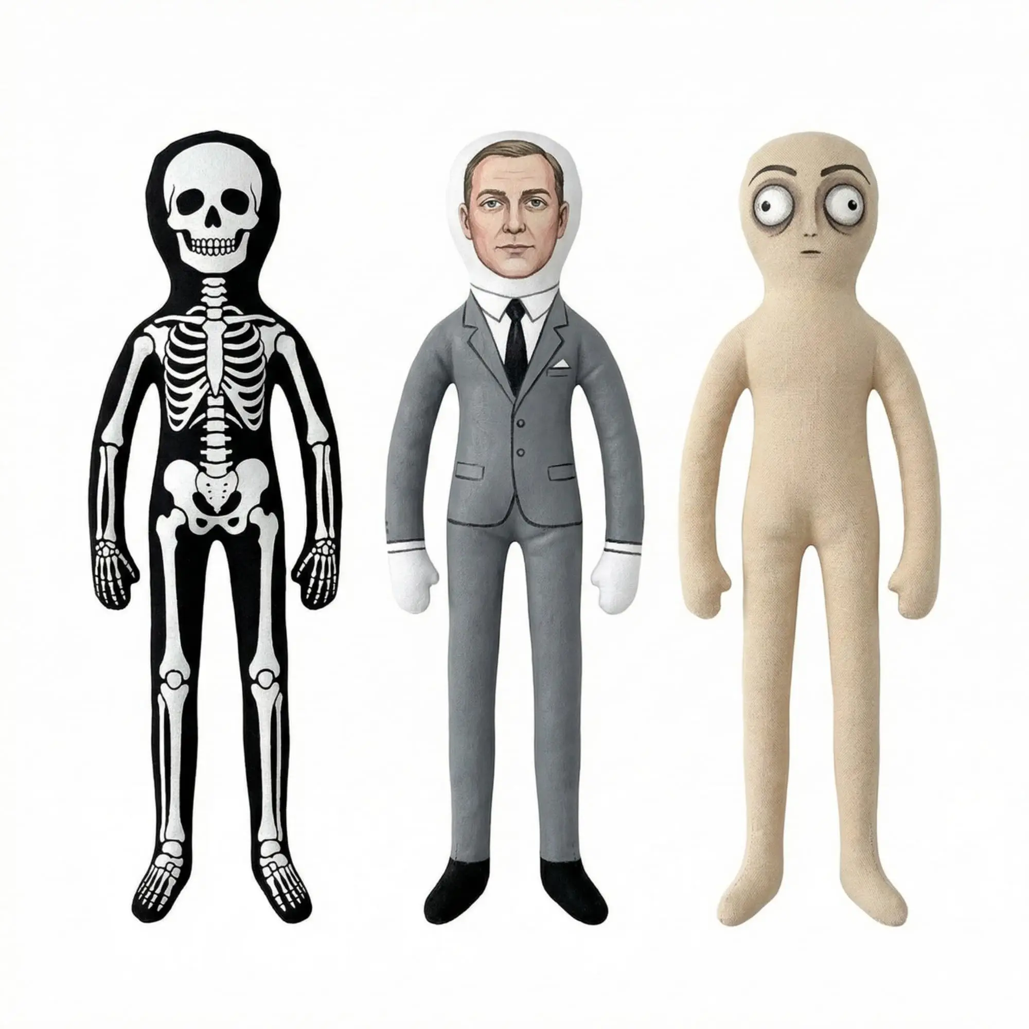 Custom Doll with Face Photo, Personalized Photo Doll Funny Bendable Plush Figure with Internal Wire, Unique DIY Photos