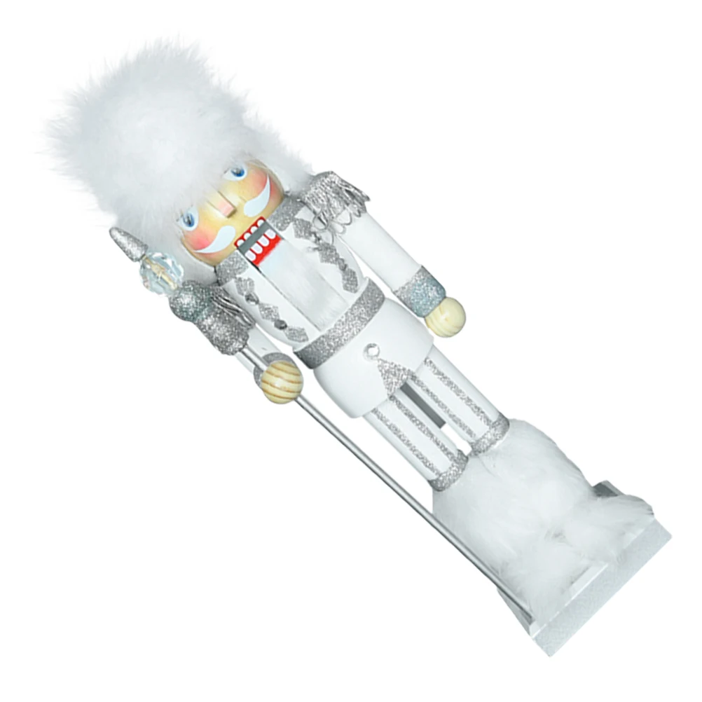 

Nutcracker Puppet Figurine Decor Craft Christmas Christmas Home Party Tabletop Premium Material