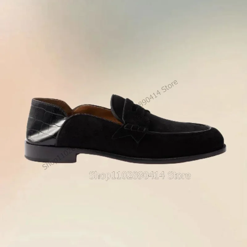 Рисунок 3 - Коричневые лоферы с принтом аллигатора в стиле пэчворк