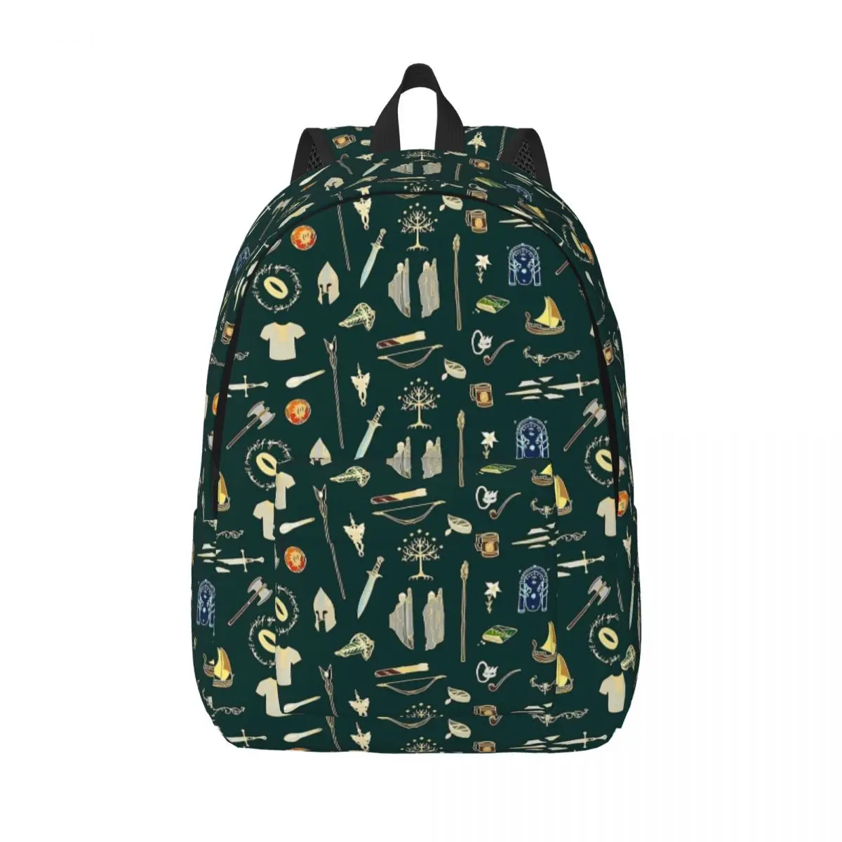 Mochila padrão de fantasia para homens e mulheres, mochila com design de dinossauro rex, para o ensino médio, viagem, para estudante