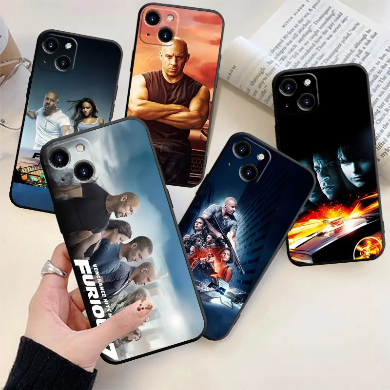 Movie Fast And Furious Phone Case For iPhone 15 14 13 12 11 Pro Max Plus 13 Mini X XR XS MAX 8 7 6 Plus TPU Phone Cover Coque