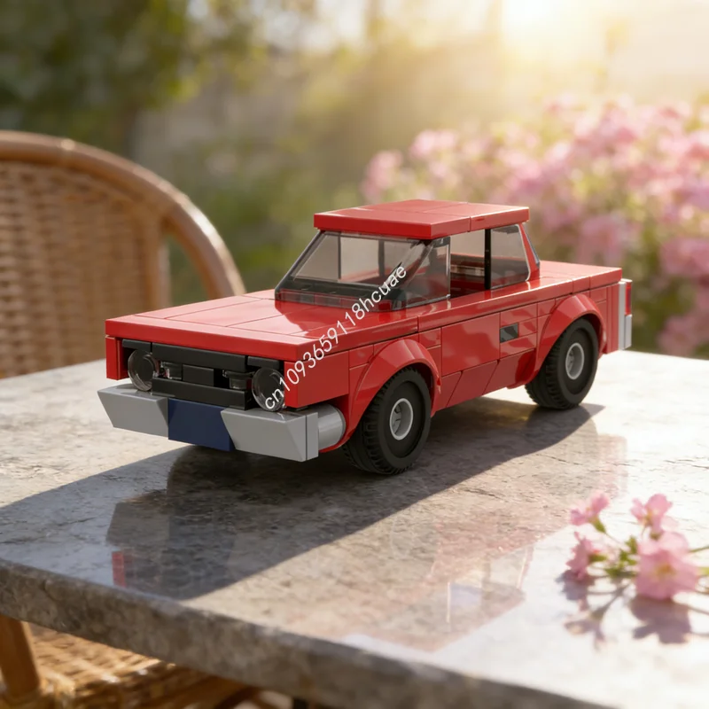 

134pcs MOC Plymouth Valiant De Luxe DUEL City Champions Model Building Blocks Construction Christmas Gifts Toy Brick Kids