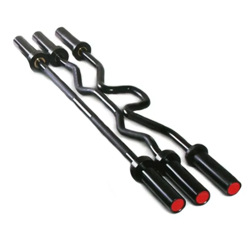 

China Used 1.2m EZ Bar Curved Bar Gym Home Barbell Bar 20kg New