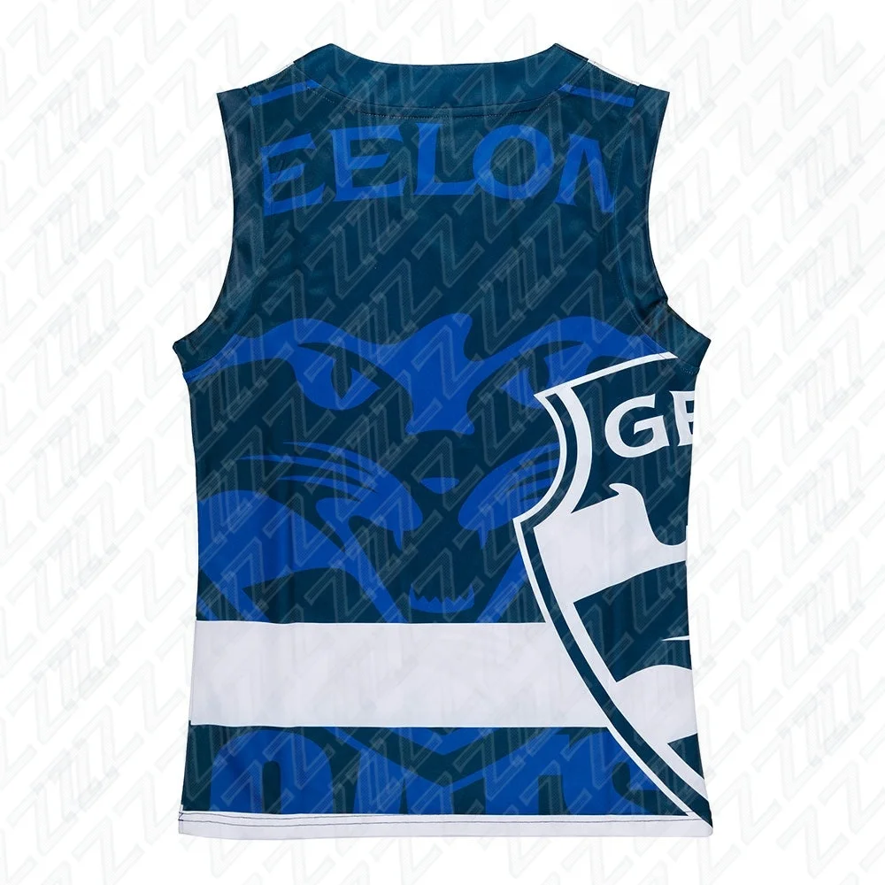 Girondins, Youth Training Vest, Sports and Fitness Vest, Sleeveless Australian Football Jersey, Replica Team Uniform