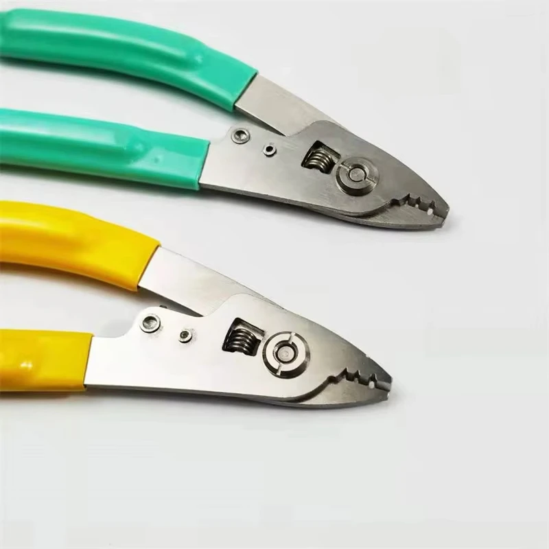 

CFS-2 CFS-3 Stainless Steel Three-port Fiber Stripping Pliers FTTH Tool Optic Wire Stripper (Optional Two Ports)