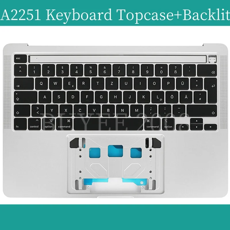 

A2251 Keyboard US For Macbook Pro Retina 13" A2251 TopCase US Keyboard Backlight Gray Silver A2251 TopCase Replacement