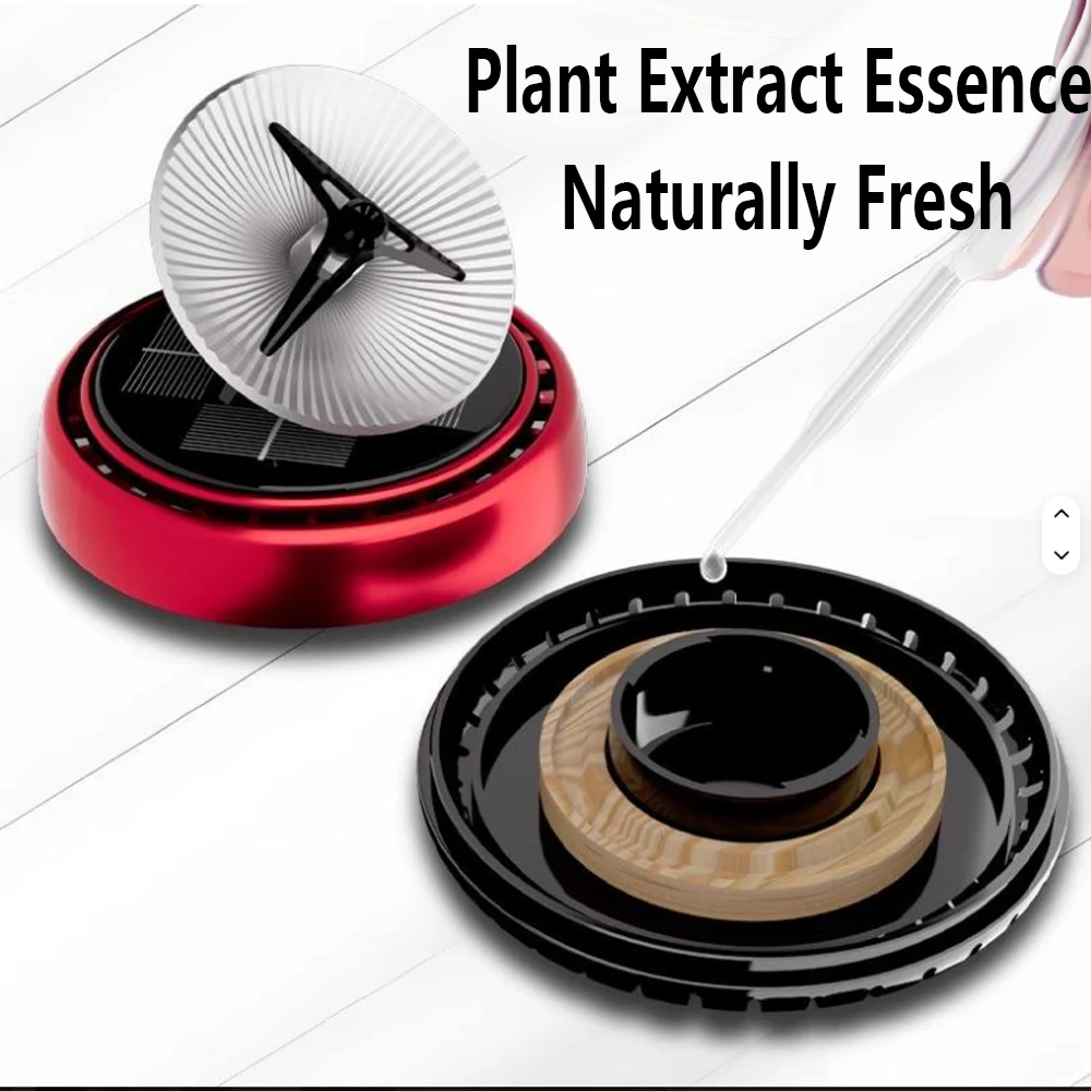 

Car Air Freshener Perfume Helicopter Decor Interior Decor Solar Car Rotating Aromatherapy Perfume Aroma Diffuser for Home Office