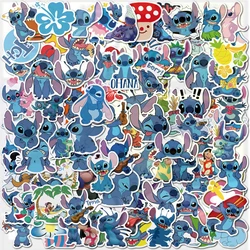 10/50/100Pcs Cute Stitch Sticker Vinyl Disney Stickers Laptop Suitcase Graffiti Skateboard Fridge Cartoon Scrapbook Kid Gift Toy