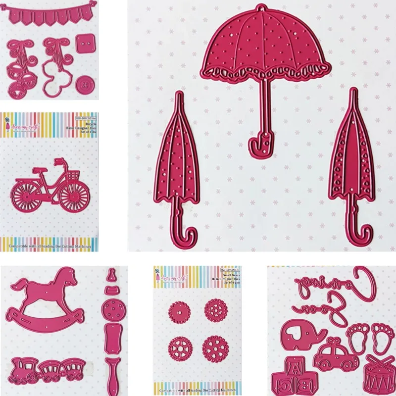 Window Fence Cute Paper Clips Cutting Dies Scrapbook Diary Decoration Stencil Embossing Template DIY Greeting Card Handmade 2026