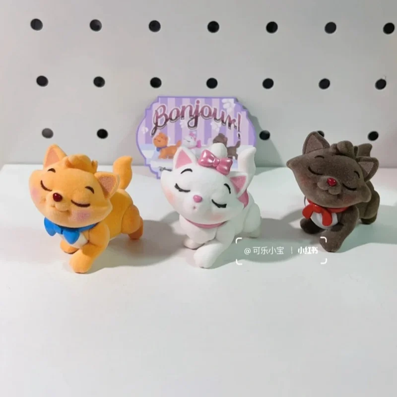 Miniso Disney LUCIFER Marie แมวกล่องตาบอดรูป Kawaii การ์ตูนลึกลับ Surprise กล่อง Fluffy Cat Guess กระเป๋าของเล่นวันหยุดของขวัญ