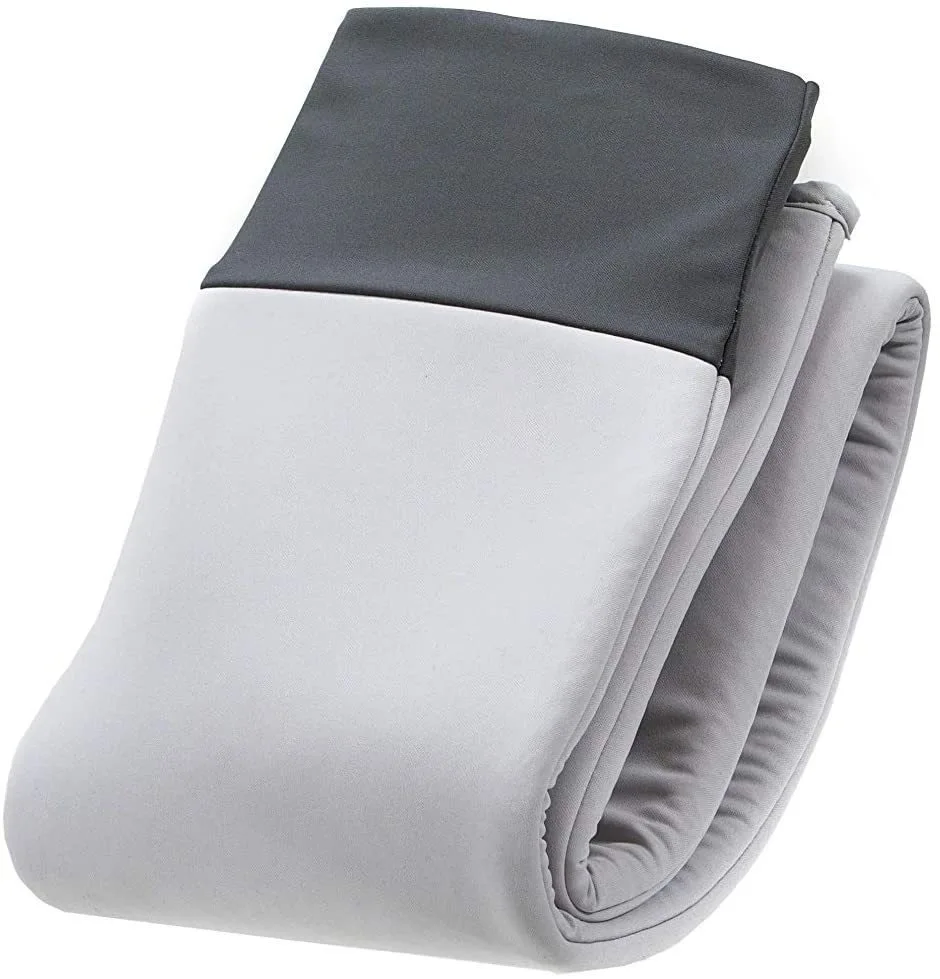 Insulation Cover for Mobile AC Hose 150x15cm Gray Polyester with Elastic Opening Quick Install No Tools Required